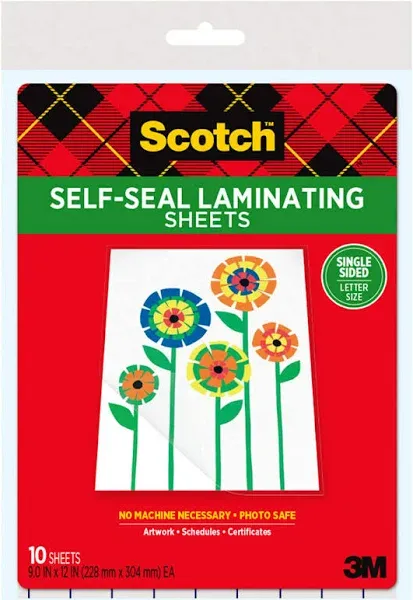 Scotch Self-Sealing Laminating Sheets