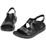 ECCO Flowt Strappy Sandal in Black