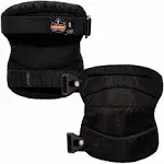 Ergodyne ProFlex 230 Soft Cap Knee Pads, Buckle Closure, Black