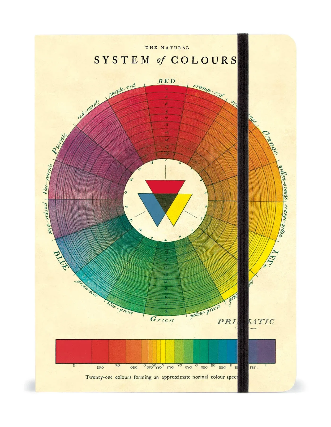 Cavallini Color Wheel Large Notebook