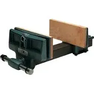 Woodworking Vise, Stationary, 7 In, Steel