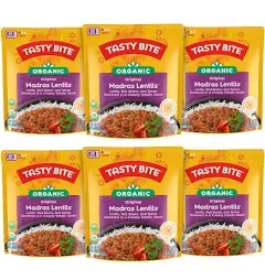 Tasty Bite Organic Madras Lentils Family