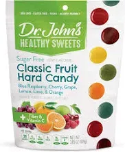 Dr. John&#039;s Healthy Sweets Sugar-free Classic Fruit Hard Candies (24 Count, 3....