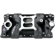 Edelbrock Intake Manifold RPM Air-Gap Small-Block Chevy 262-400 Black - 75013