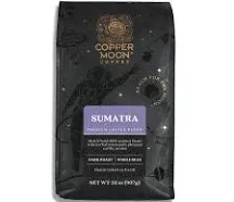 Dark Roast Whole Bean Coffee, Sumatra Blend, 2 Lb