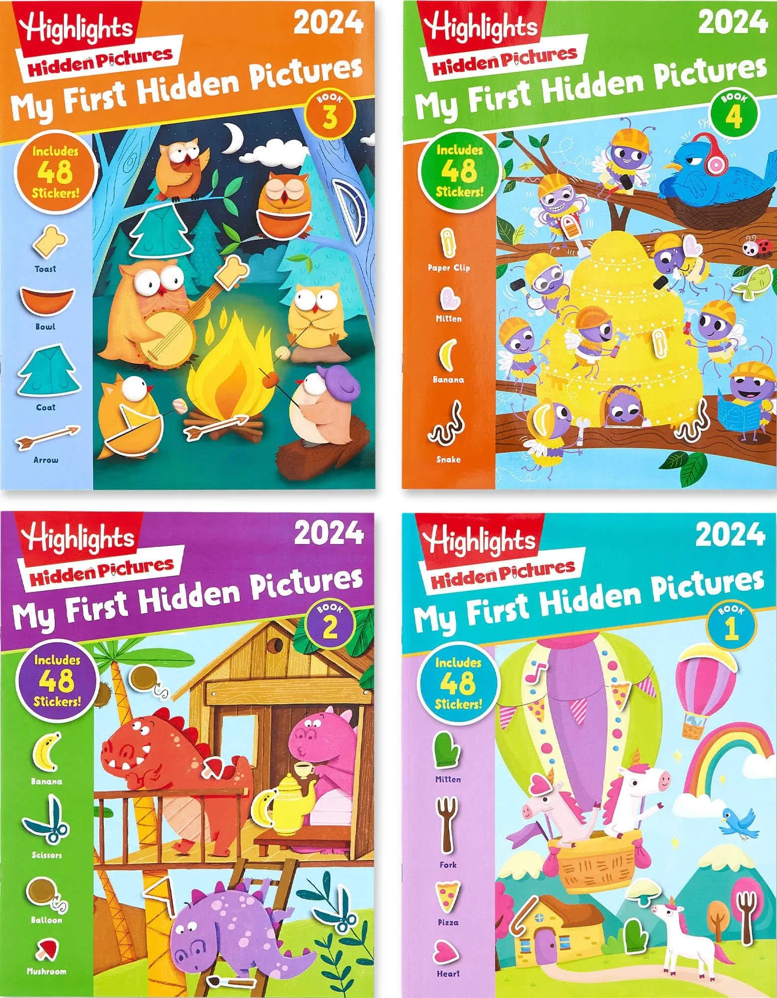 Highlights My First Hidden Pictures 2024 Activity Books for Kids Ages 3-6, 4-...