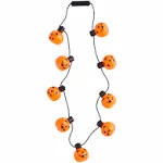 Mud Pie Pumpkin Light Up Necklace