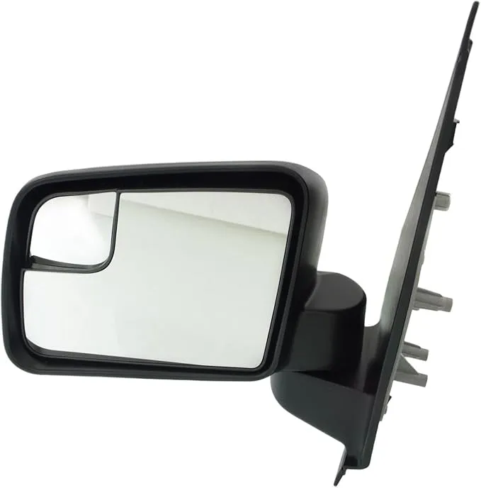 Garage-Pro Mirror Compatible with 2011-2013 Ford Transit Connect Driver Side, Manual Glass, Blind Spot Glass, Textured Balck