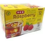 H-E-B Raspberry Iced Tea Single Serve Cups - 12 ct