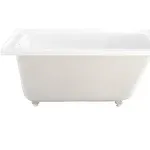 Swiss Madison Voltaire 54" x 30" Acrylic Glossy White, Alcove, Integral Left-Hand Drain, Bathtub - SM-AB562