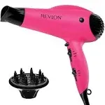 Revlon Volume Booster Hair Dryer 1875W for Voluminous Lift and Body, Pink