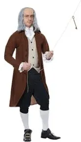 Benjamin Franklin/Colonial Man Adult Costume