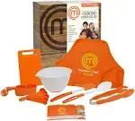 MasterChef Junior Cooking Essentials Set - 9 Pc. Kit Includes Real Cookware for Kids Recipes and Apron