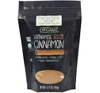 Frontier Coop, Organic Vietnamese Cinnamon, 5.11 Oz