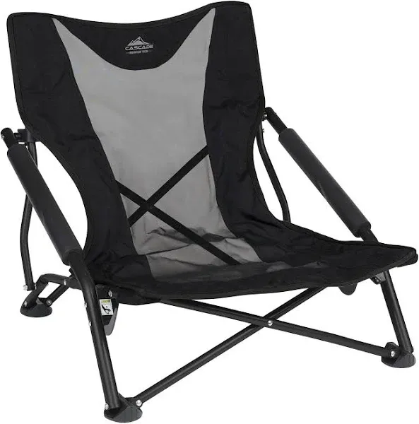 Cascade Mountain Tech Camping Chair - Low Profile Folding Chair for Camping, ...