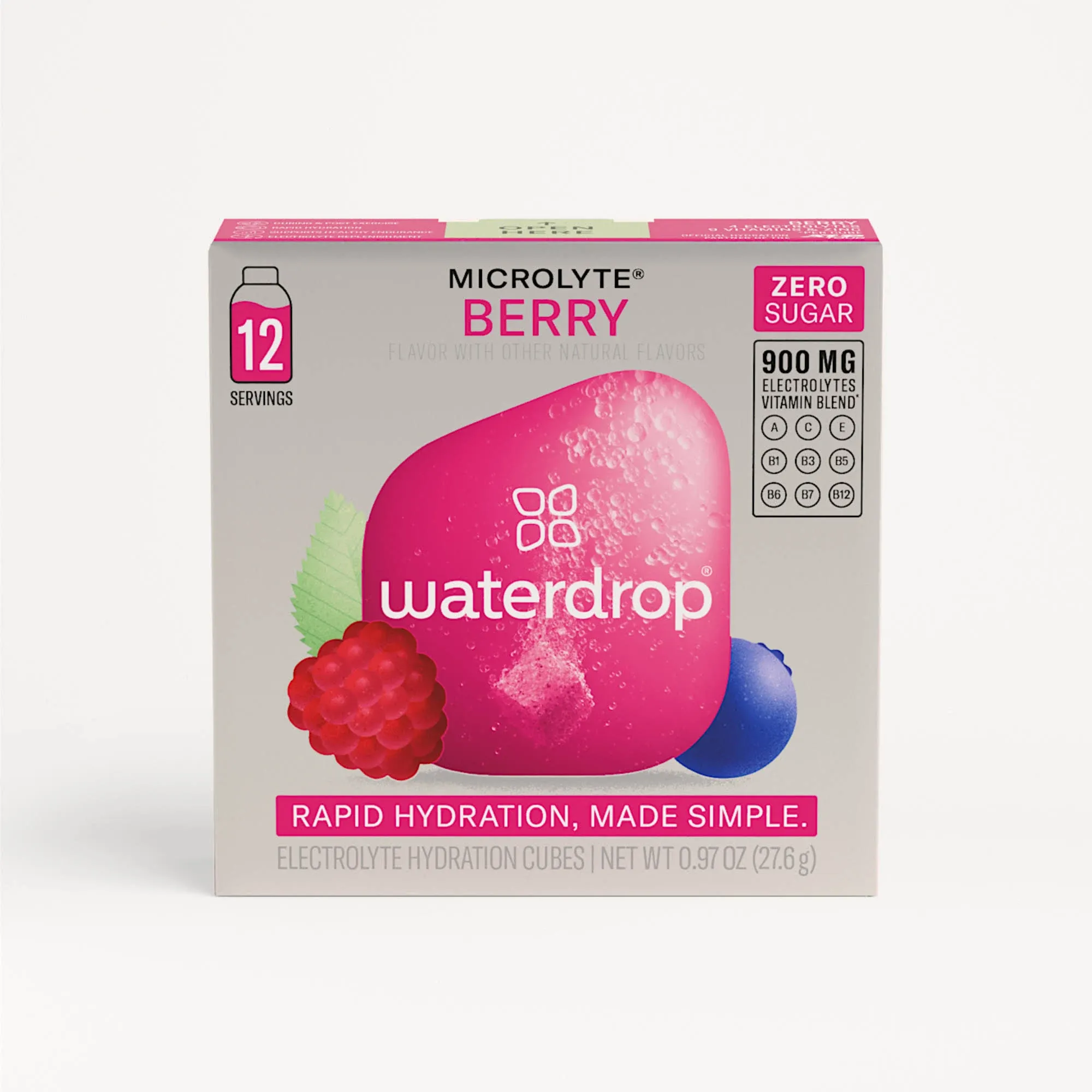 Waterdrop Berry Microlyte Mixed Water Flavor Drops