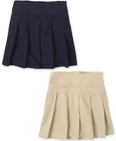 The Children's Place Girls' Uniform Pleated Skort