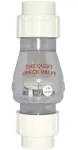 MAGIC Silent Check Valve 1-1/2" Slip Clear PVC