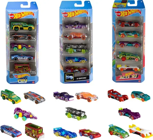 Hot Wheels Toy Cars Bundle of 15 1:64 Scale Vehicles