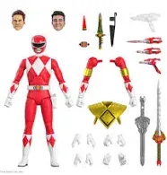 Power Rangers Ultimates Wave 2 Red Ranger Figure Super 7