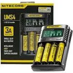 Intelligent USB Four Slot Battery Charger for Nitecore UMS4