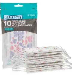 "Kid's Face Mask (6 - 12 years) - Camouflage, Skateboards, & Paint Splatter - 10 pack"