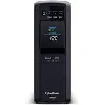 CyberPower CP1500PFCLCD PFC Sinewave Ups System, 1500VA/1000W, 12 Outlets, AVR, Mini Tower