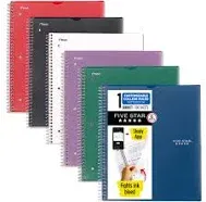 Five Star Customizable Wirebound Notebook Plus Study App 1 Subject College Ruled 6 Pack