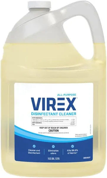 Qty=1 Gallon Diversey Virex All Purpose Disinfectant Cleaner