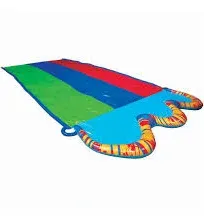 Banzai Triple Racer 16 Ft Water Slide-with 3 bodyboards included