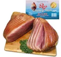 Rays Country Ham - 16 lb. - Whole Sliced Bone-In Country Ham - Blue Ridge Mountain Cured