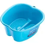 Mantello Foot Soaking Bath Basin - Extra Large Foot Soaking Tub - Pedicure Foot Soak - Home Foot Spa (Blue)