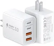 40W USB C Charger Cube 2-Pack