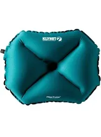 Klymit Pillow X Travel Pillow, Lightweight Inflatable Hybrid Airplane, Backpacking, Hammock, and Camping Pillow