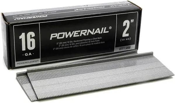 POWERNAIL 2 in. x 16-Gauge Powercleats Hardwood Flooring Nails 700-Pack Indoor