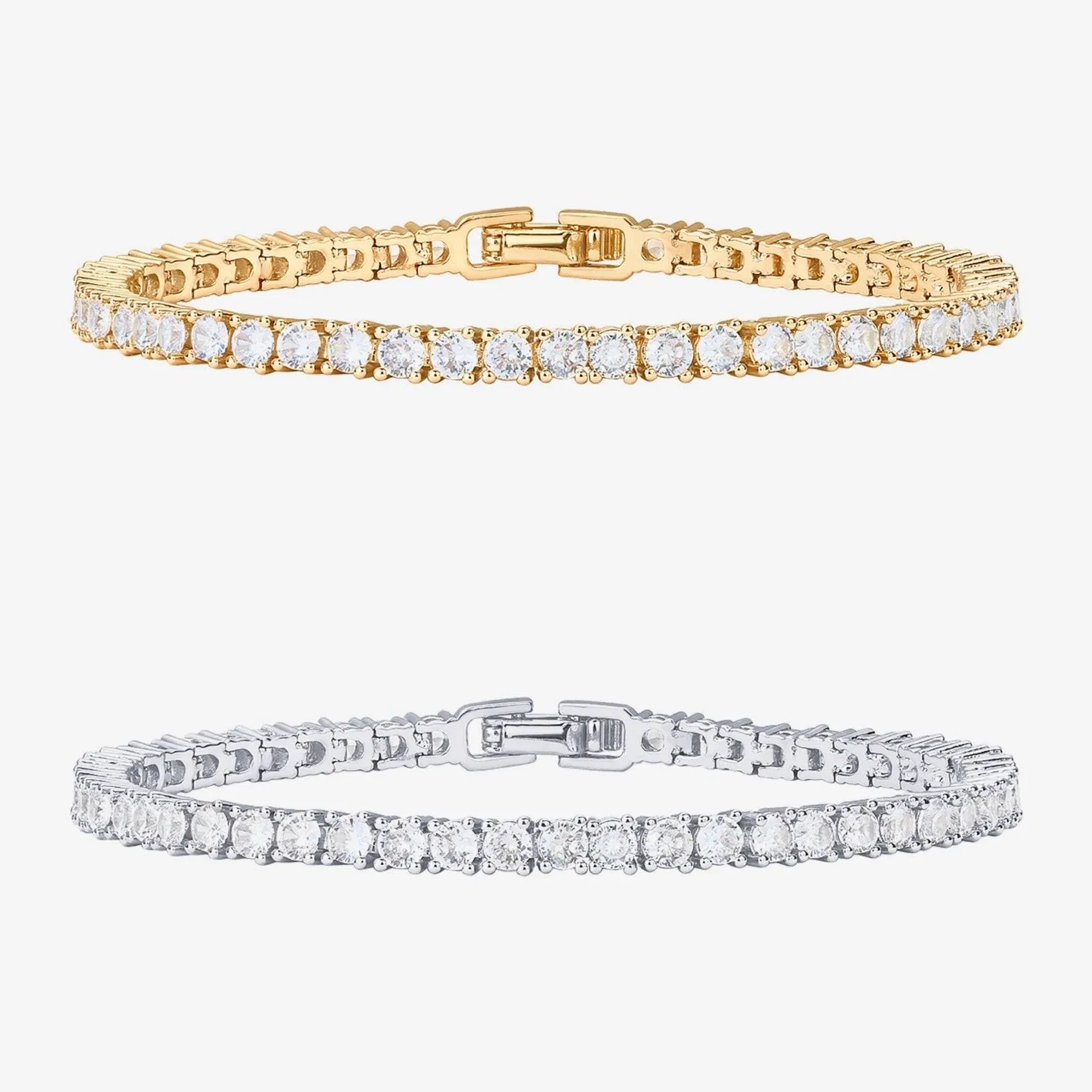 Shop PAVOI's Medium Tennis Bracelet | Affordable Bracelet | Looks Real