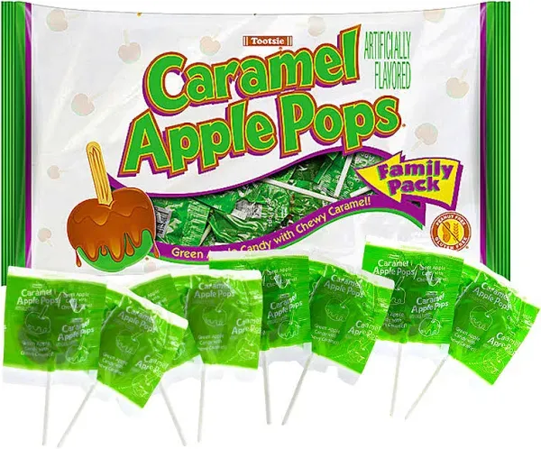 Caramel Apple Pops Tootsie