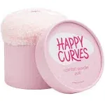 Happy Curves Comfort Powder Puff - Soft Body Powder Applicator, Talc-Free Compatible - Large