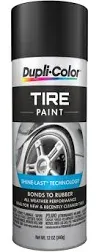 Duplicolor TP101 Black Automobile Tire Paint 11oz. Aerosol Spray Paint 