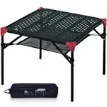 Extendable Folding Table Large Tabletop Area Ultralight Compact with Hollow O...