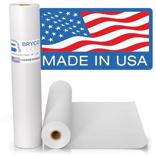 Bryco Goods White Kraft Butcher Paper Roll