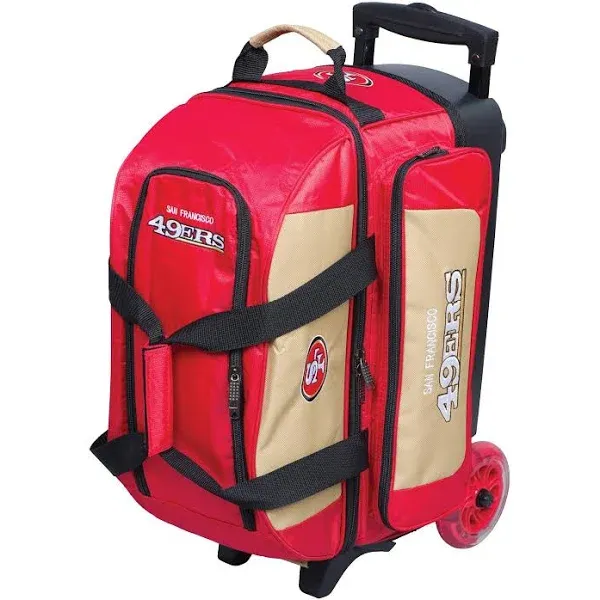 San Francisco 49ers 2 Ball Roller Bowling Bag 