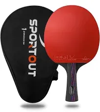 Valuable Sports Ping Pong Paddle, Professional Table Tennis Racket with Case. 