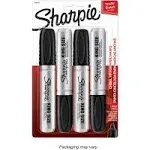 Sharpie King Size Permanent Markers - Black - 4 Pack