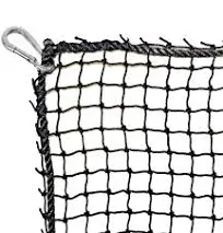 Just For Nets #24 Nylon Golf High Impact Net, Black