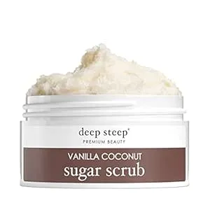 Deep Steep Sugar Scrub Vanilla Coconut 8oz