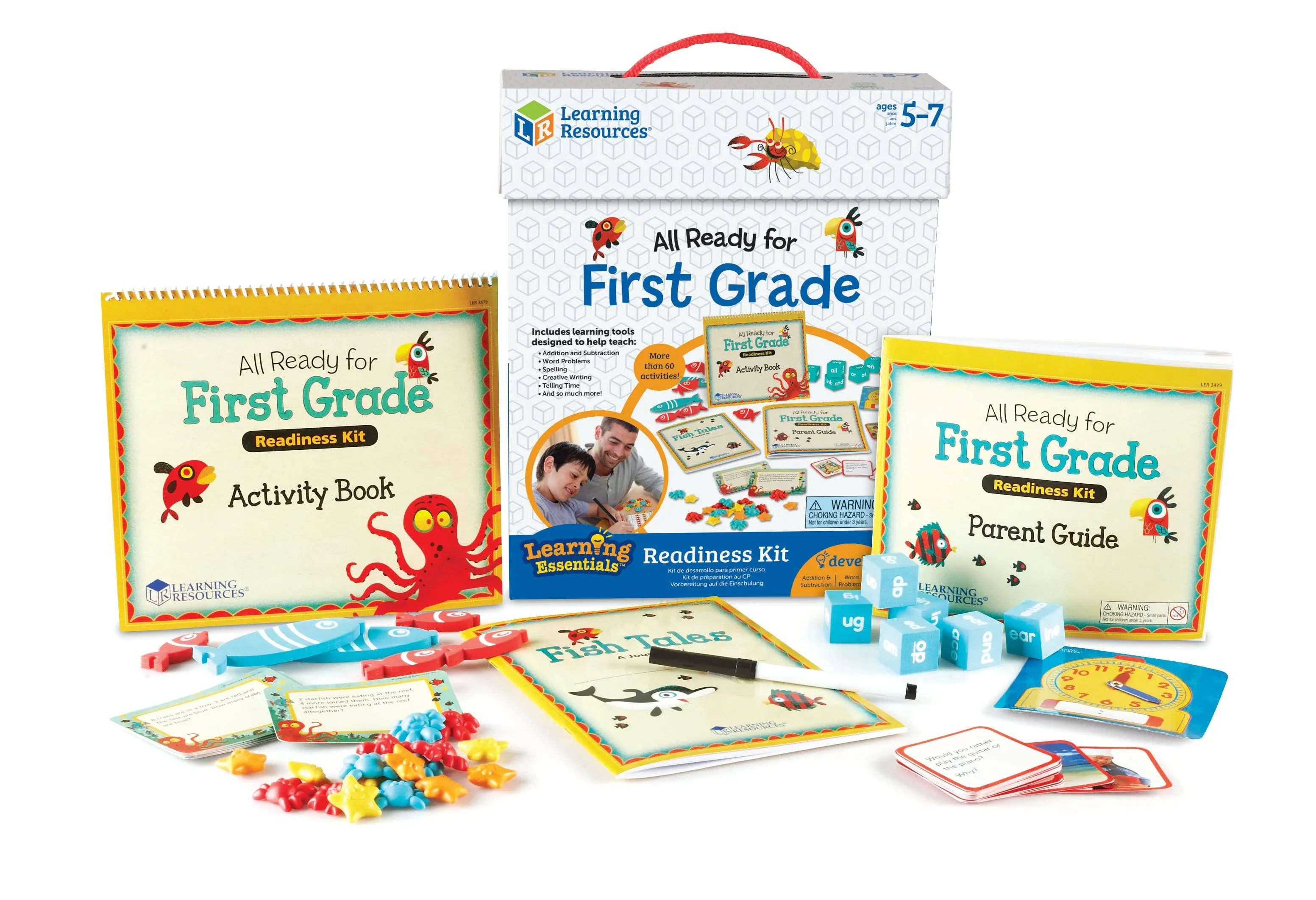 Learning Resources All Ready for First Grade Readiness Kit