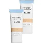 Covergirl Clean Matte Bb Cream, 510 Fair, 1 oz, 2 Pack