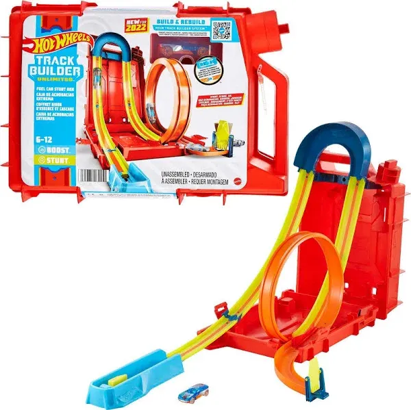 Hot Wheels Track Builder Fuel Can Stunt Box