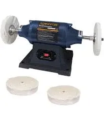 Jewelry Polisher/Bench Buffer Polisher with 2 Polishing Wheel, 6 Inch Buffing